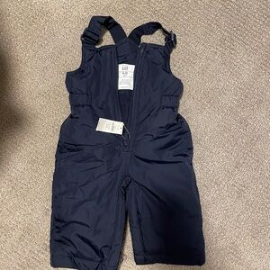 Baby GAP Kids Dark Blue Snow Bib Overalls